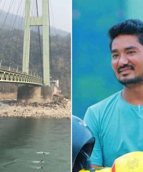 कर्णाली पुलबाट हामफालेर बेपत्ता युवा खोज्न गोताखोर परिचालन