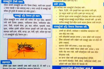 डेंगी सम्बन्धि राजगढ गाउँपालिकाकाे सार्वजनिक सुचना !!