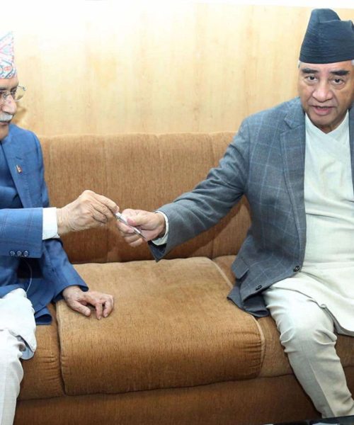 यस्ता छन् कांग्रेस-एमालेका ७ बुँदे सहमति,चुनावी सरकारको नेतृत्व देउवाले गर्ने