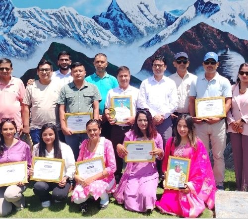 सानिमा रिलायन्स इन्स्योरेन्सद्वारा एजेन्सी म्यानेजर सम्मान