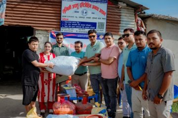 अस्ट्रेलियाबाट गिता पन्थीले सहयोग गरिन् अपांग तथा तथा दृष्टिबिहिनहरुको लागि खाधान्य सहयोग