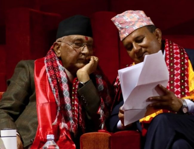 एमालेको महासचिवमा शंकर पोखरेल निर्वाचित,पाण्डेले ल्याए ९९८ मत